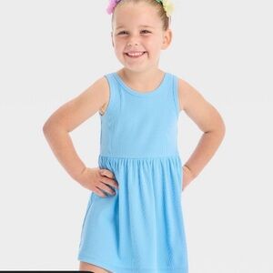 NWT Blue Sleeveless Kids Dress